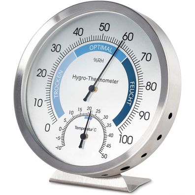 Analoges Hygrometer-Innenthermometer - Hochwertiges