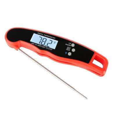 Wasserdichtes digitales Fleischthermometer, 3 Sekunden sofortige Ablesung, rot