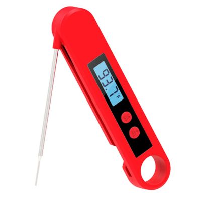 Ultraschnelles Grillthermometer mit Hintergrundbeleuchtung und roter Kalibrierung