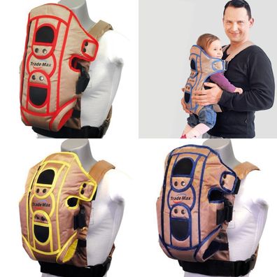 Ergonomische Sicherheits-Babytrage von United-Kids Bauchtrage mit Sitzverkleinerer