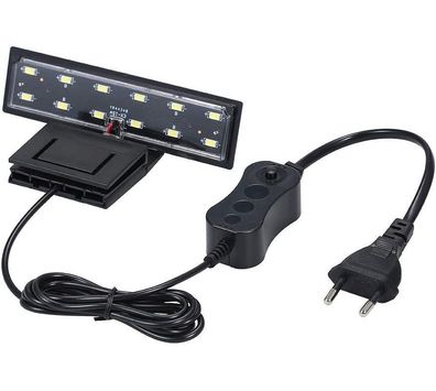 AC220V 5W 12 LED Aquarium Licht Fisch Glas Lampe weißes Licht tragbar