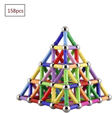 Veatree 150 Stécke Puzzle Magnetische Bausteine Spielzeug Magnet BAU Bauen Kit