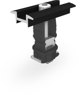 K2 Systems 2004148 Mittelklemmen-Set Clamp 25-40 mm, schwarz eloxiert