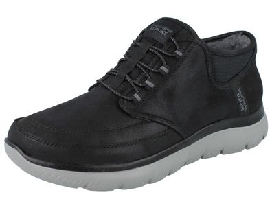 Skechers Slip-ins Summits Siegul Slip-ins Herren Sneaker Stiefeltte Warfutter schwarz