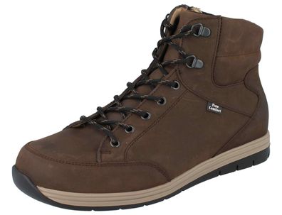 FINN Comfort Navarra Herren Stiefel braun coffee Antik Fettnubukleder