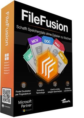 FileFusion 2025 - Doppelte Dateien finden und löschen - PC Download Version