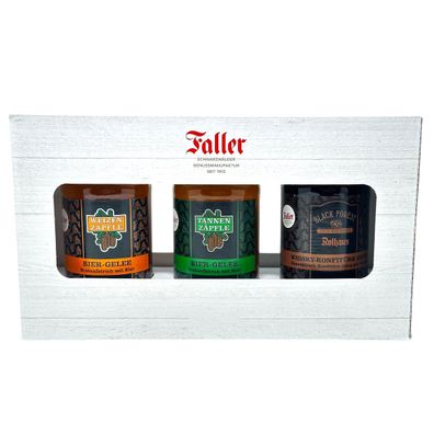 FeineHeimat Männer Konfitüren Set 3 Konfitüren Kirsch-Whisky, Bier&Hefeweizen á 330g