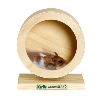 Karlie - BOGIE WHEEL Holz-Laufrad für Nager - 15 cm