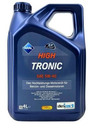 Aral HighTronic 5W-40 4 Liter