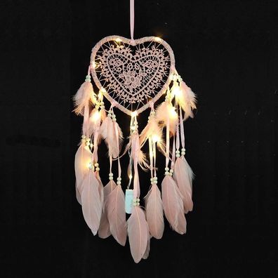 Dream Catcher Children, Vegena Dream Catcher Crafts with LED Light Feathers