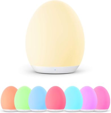 LED Nachtlicht fér Kinder, Nachtlicht Kind USB Wiederaufladbare Silikon Baby