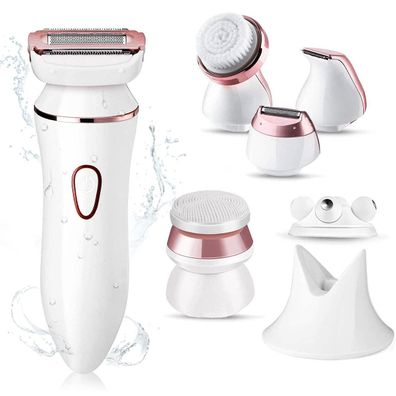 Ladies Electric Shaver IPX7 Waterproof 6 in 1 Electric Shaver for Women