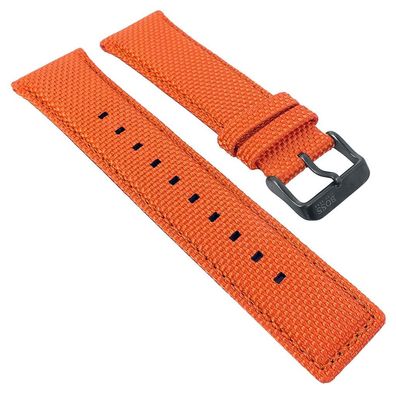 Hugo Boss Orange 1513010 | Uhrenarmband 24mm Materialmix orange 30107B