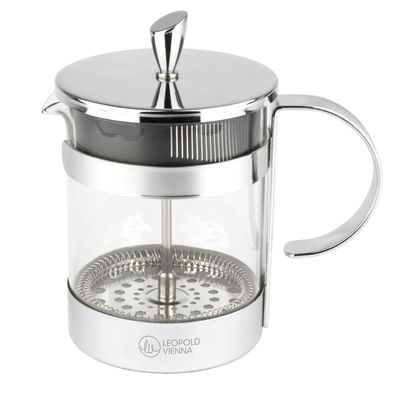 Glas Kaffeebereiter 600 ml Kaffeedrücker French Press Teebereiter Coffee Maker