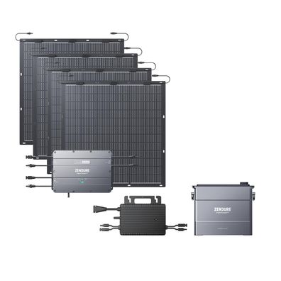 SolarFlow Balkonkraftwerk Hub 2000 + Mikrowechselrichter HMS-800-2T + 210W * 4