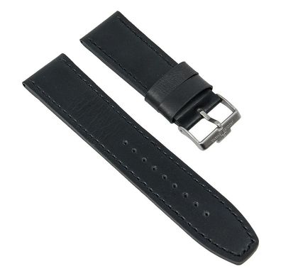 Jacques Lemans Lugano Ersatzband Leder schwarz 26mm glatt 1-1645 1415