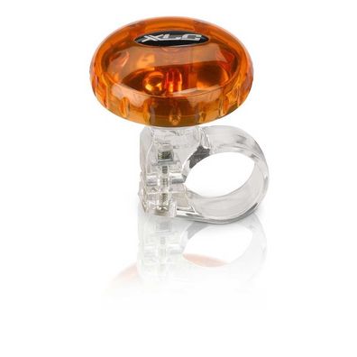 XLC Fahrradglocke DD-M12 D:36mm orange transparent Fahrrad