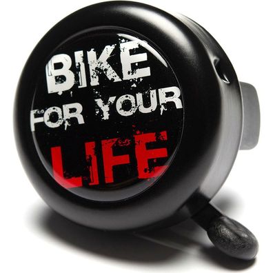 Reich Glocke Bike for your Life 55mm mit Trillerwerk schwarz Fahrrad