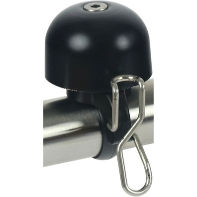 Widek GLOCKE Paperclip MINI m. Paperclip Alu schwarz Fahrrad