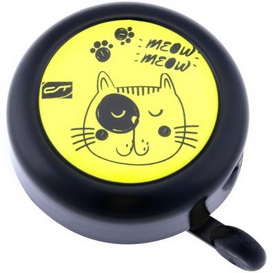 CONTEC Kinderglocke Kid-a-Ring" safety cat schwarz gelb ca. 0,085 kg