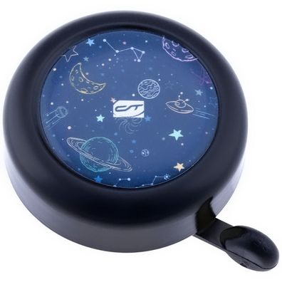 CONTEC Kinderglocke Kid-a-Ring" galaxy schwarz blau ca. 0,085 kg