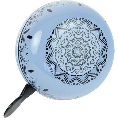 Widek Glocke Ding Dong Mandala Stahl Ø80mm ocean blue Fahrrad