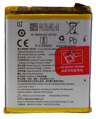 Original OnePlus BLP685 Akku Accu Batterie Für OnePlus 6T OnePlus 7 Neu