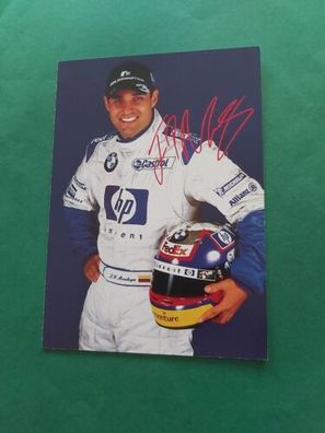 J. P. Montoya , Formel 1 , Motorsport , Autogrammkarte , Williams BMW