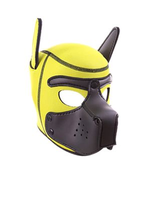 Rude Rider Neoprene Puppy Hood Yellow/Black