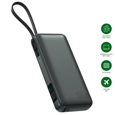 4smarts Powerbank Enterprise inkl. USB-C Kabel 20000mAH 130W