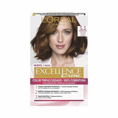 L'Oréal Professionnel Excellence Creme tinte #5,3 castaño claro dorado 1 u