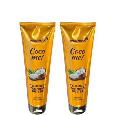 Tannymaxx/Coconut Tanning Butter 2x150ml/Solariumkosmetik/Bräunungslotion