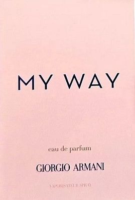 Giorgio Armani MY WAY 1,2ml Eau de Parfum Damen Duft Natural Spray - Reisegröße