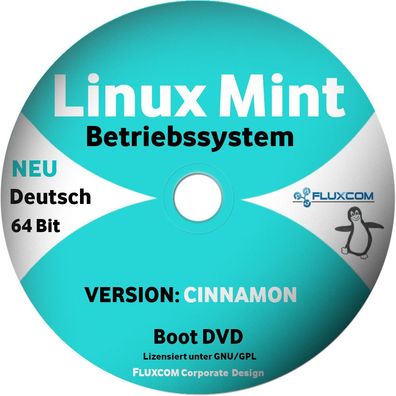 2025 Linux Mint 22 Cinnamon DVD 64 Bit, Betriebssystem