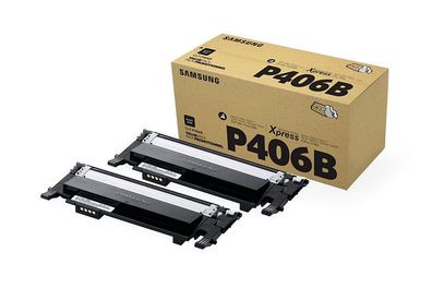 HP Samsung Toner CLT-P406B schwarz Twin Pack (2xca. 1.500 S.)