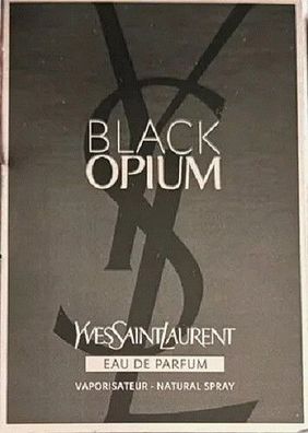 Yves Saint Laurent BLACK OPIUM 1,2ml Eau de Parfum Damen Duft Natural Spray