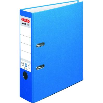 herlitz maX. file nature plus Ordner blau Karton 8,0 cm DIN A4