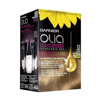 OLIA coloración permanente #7,3-golden dark blonde set