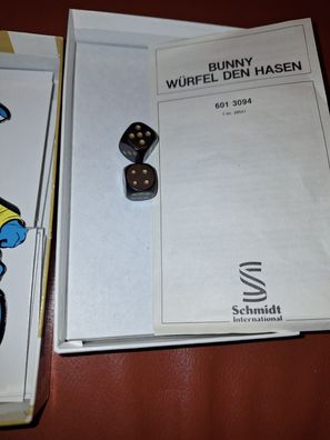 Würfelspiel-Würfel den Hasen-Ein lustiges Würfellegespiel