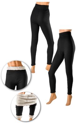 Damen-Thermo-Leggins mit Innenfutter