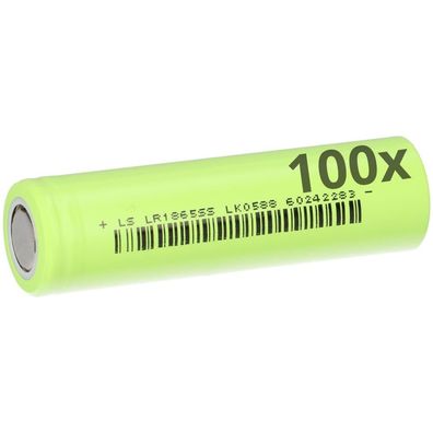 100x Lishen LR1865SS | TerraE INR 18650 30E 3,65 V 3000mAh