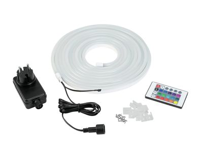 Eurolite LED Neon Flex 24V RGB 5m mit IR Set