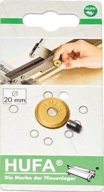 Schneidrädchen D20xB5,0xS3,0mm m. Titanbeschichtung HUFA