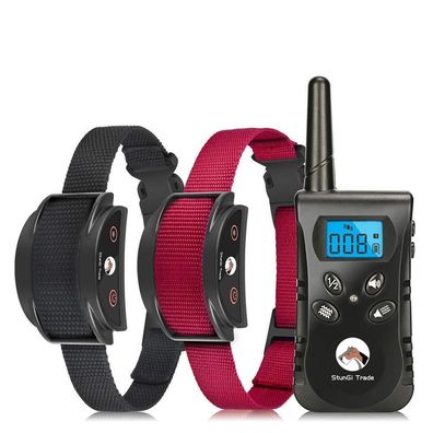 Hundetrainer Hundehalsband mit Vibration für 2 Hunde