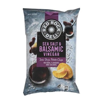 Red Rock Sea Salt & Balsamic Vinegar Chips 165 g