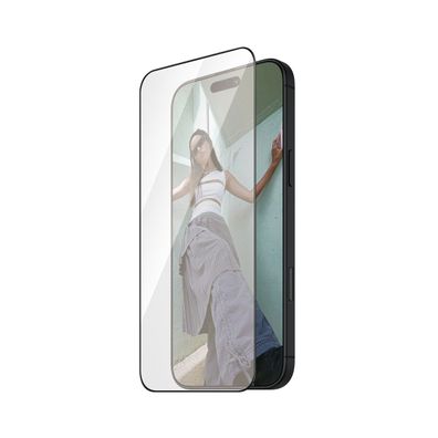 SAFE. by PanzerGlass Screen Black Frame iPhone '24 Pro, UWF