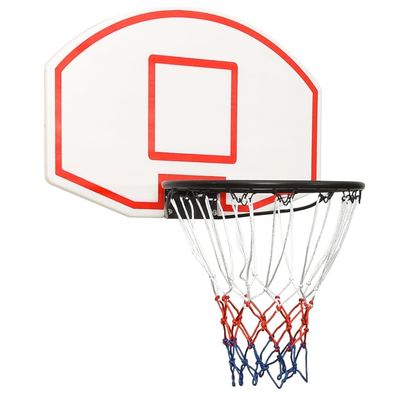 vidaXL Basketballkorb Weiß 71x45x2 cm Polyethylen