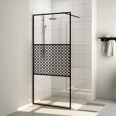 vidaXL Duschwand für Begehbare Dusche mit Klarem ESG Glas 115x195 cm