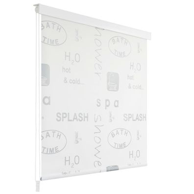 vidaXL Duschrollo 80x240 cm Splash-Design