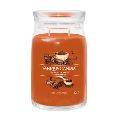 Yankee Candle Cinnamon Stick Signature Duftkerze Großes Glas 567 g